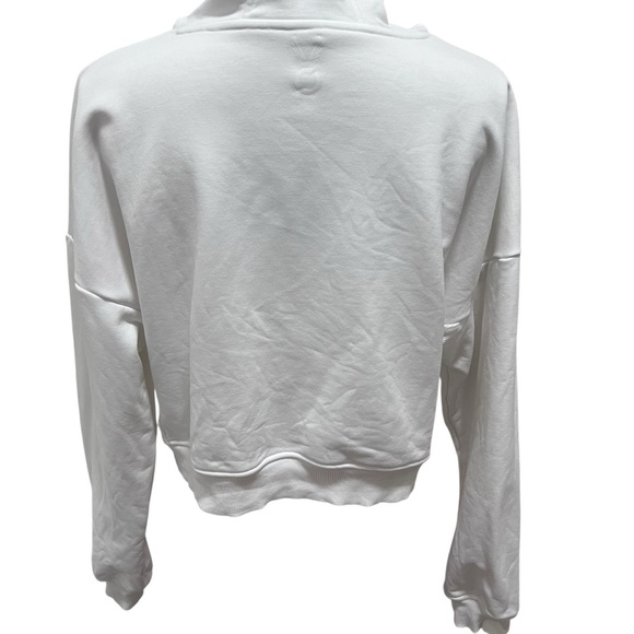 ASRV X Equinox Sonora French-Terry Mid Cropped Hoodie Ivory Cream Size Small - Picture 3 of 16
